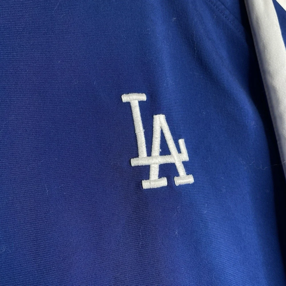 Nike MLB Baseball Los Angeles Dodgers Full Zip Track Jacket Mens XXL Blue LA